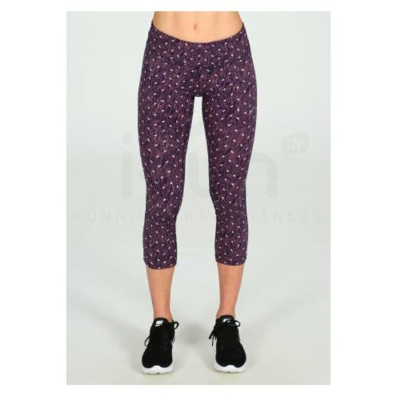 Nike Power Epic Running Tight Womens S Polka Dot Dri Fit Zip Rear Pocket Cropped - Picture 14 of 16